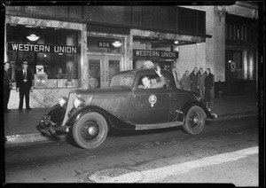 Ford run to San Francisco, Southern California, 1933