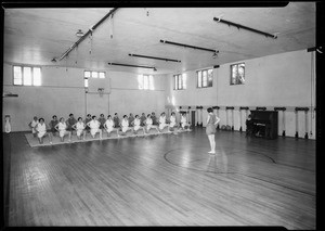 Gym at 360 South Westlake Avenue, Los Angeles, CA, 1930