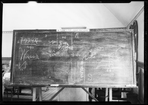 Blackboard - case DeLane vs DeNormandie, Southern California, 1932