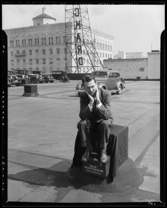 Collin Reynolds in "The Dog House", Southern California, 1940