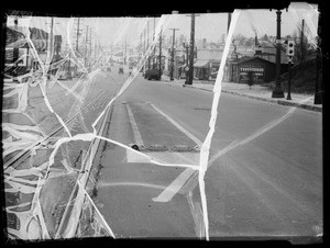 Intersection of West Pico Boulevard and West Boulevard, Los Angeles, CA, 1936