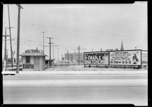 Sign boards, Southern California, 1927