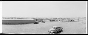 Houses under construction, Southern California, 1948