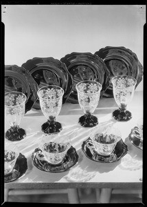 Bridge or luncheon set, Parmelee Dohrmann Co., Southern California, 1931