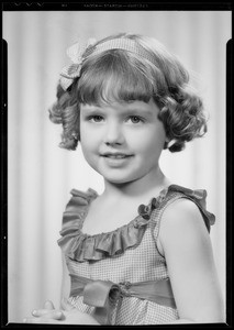 Portraits of Marilyn Spinner, Southern California, 1935