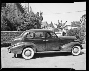 Pontiac sedan, Cotter owner, Southern California, 1940