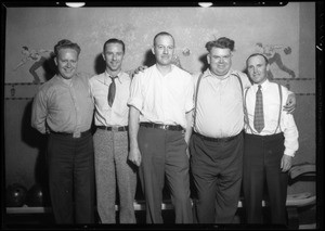 Bowling championships, Southern California, 1935