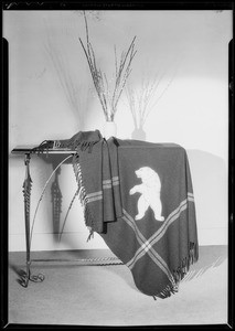 Automobile robes, Emblem Petroleum Co., Southern California, 1931