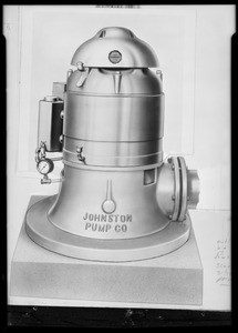 Pump, United States Electric, Southern California, 1931