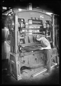 General views around the plant, Albatross Steel Furniture Manufacturing Co., Southern California, 1931