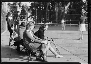 Publicity shots for bond issue at Echo Park, Los Angeles, CA, 1931