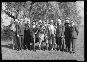 Breakfast club group, Southern California, 1930