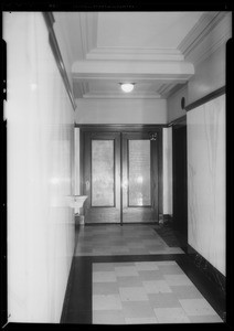 Office doors at 1275 Sub. Ter. building, Southern California, 1934