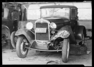 Ford coupe, Southern California, 1933