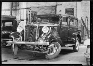 Plymouth sedan, Pacific Clay Products, assured, Southern California, 1932