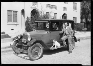 Mr. Gilfoyle and Chevrolet, Southern California, 1927