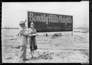 Beverly Hills Heights, Southern California, 1926