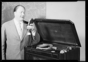 John Charles Thomas and radio, Southern California, 1932