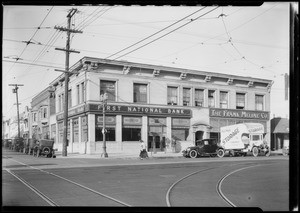 Hollywood Boulevard & North Highland Avenue branch, Los Angeles, CA, 1924