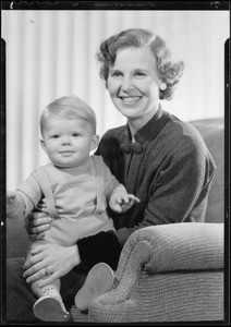 Baby and Ms. Paulson, Southern California, 1934