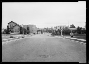 Intersection of South Rimpau Boulevard and West 21st Street, Los Angeles, CA, 1932