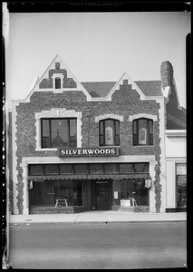 Exterior of University Avenue store, Los Angeles, CA, 1935