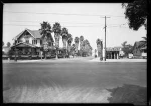 Intersection, 12th Avenue and West Washington Boulevard, Los Angeles, CA, 1932