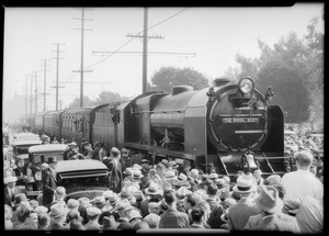 "Royal Scot" English train, Southern California, 1933