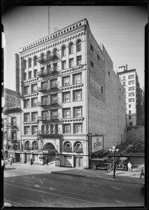 Belmont Hotel, 251 South Hill Street, Los Angeles, CA, 1930