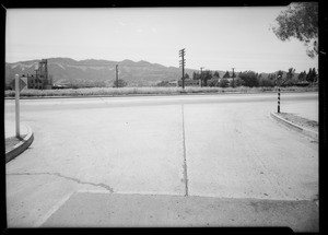 Intersection of San Fernando Road & Vine Street, Glendale, CA, 1935