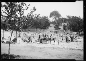 New plunge in Centinela Park, Inglewood, CA, 1929