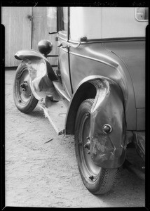 Chevrolet coupe, Lloyd Hansen, owner and assured, Southern California, 1934