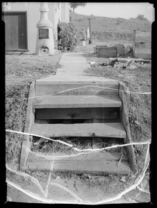 Steps to alley at Coronado Terrace Apartments, 413 Coronado Terrace, Los Angeles, CA, 1935