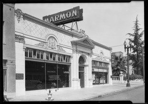 Front of building, Southern California, 1925