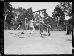 Children at play in Exposition Park, Los Angeles, CA, 1927