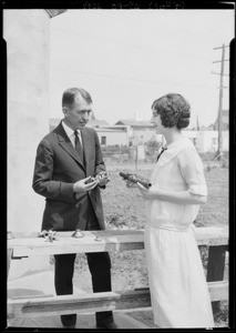 Lawn sprinkler, Gee Sprinkler Co., Southern California, 1925