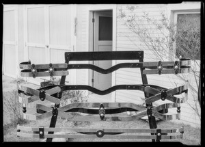 Standard safety bumpers, Southern California, 1926