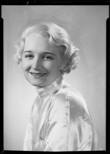 Portraits of Irma Coleman, Southern California, 1935