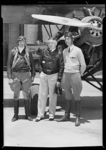 Captain Nelson & "Spud" Manning, Southern California, 1933