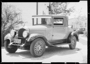 Chrysler coupe, Southern California, 1934