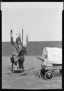 Children with toys, Broadway Department Store, Southern California, 1925