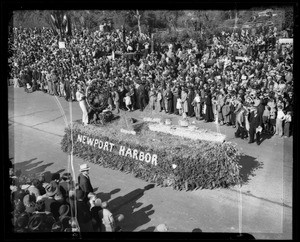 Float in Rose Parade, Pasadena, CA, 1936