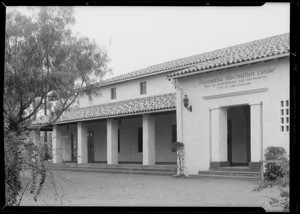 Poinsettia playground, Southern California, 1932