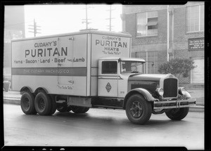 Cudahy Packing Co. truck, Southern California, 1933