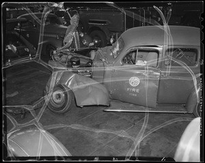 1937 Buick sedan, North San Fernando Road and Pasadena Avenue, Los Angeles, CA, 1940