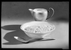 Retake on cereal and cream, Southern California, 1931