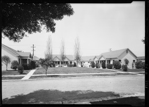 Court at 3967 South Harvard Boulevard, Los Angeles, CA, 1929