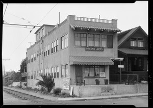 Greene apartments, 160 Ocean Park Boulevard, Santa Monica, CA, 1929