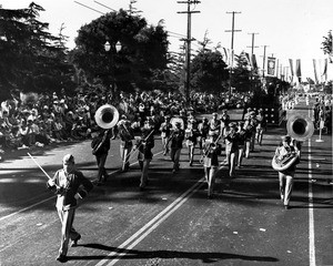 American Legion parade, marching band