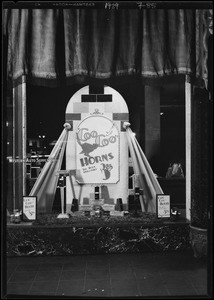 Window display in Western Auto Supply Co. store, Southern California, 1929